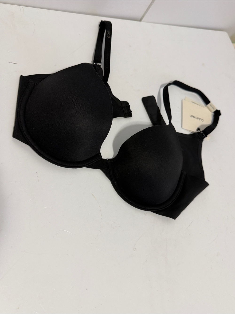 Calvin Klein Underwear Black Smooth T-Shirt Bra - Picture 2 of 10